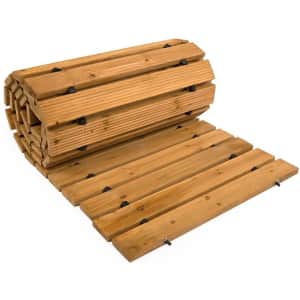 Plow & Hearth 8-Ft. Straight Hardwood Pathway for $60