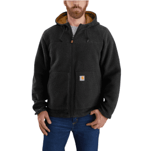 Carhartt Men's Rain Defender Relaxed Fit Fleece Reversible Jacket for $50