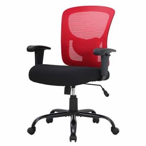 BestOffice Big and Tall Office Chair 500lbs Desk Chair Mesh Computer Chair with Lumbar Support Wide for $130