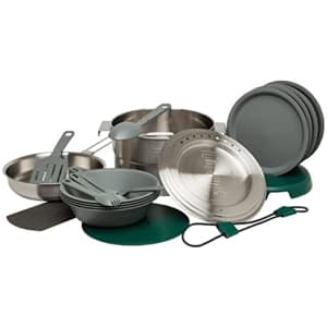 Stanley Base Camp Cook Set for 4 | 21 Pcs Nesting Cookware Made from Stainless Steel & BPA Free for $63