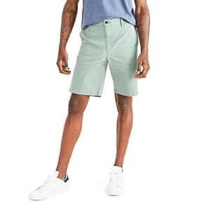 Dockers Men's Ultimate Straight Fit Supreme Flex Shorts (Standard and Big & Tall), (New) Agave for $15