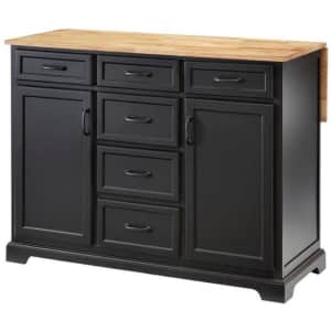 Home Decorators Collection Drop-Leaf Kitchen Island w/ Butcher Block Top for $409 Home Decorators Collection Drop-Leaf Kitchen Island w/ Butcher Block Top for $409