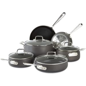 All-Clad Hard Anodized Nonstick 10-Piece Cookware Set for $329