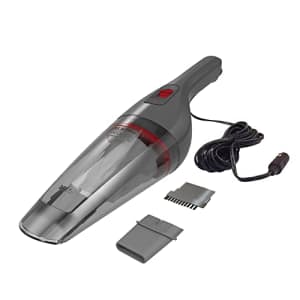 Black + Decker BLACK+DECKER dustbuster 12V DC QuickClean Car Handheld Vacuum, Grey (BDH1200JVAV) for $23