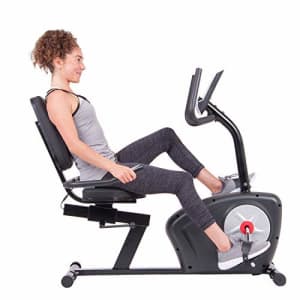 Body Champ Magnetic Recumbent Bike, Low-Impact Gym Equipment for Home, Indoor Cycle Machine and for $180
