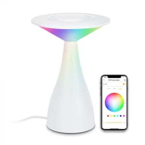 RGBW Smart WiFi Table Lamp for $21