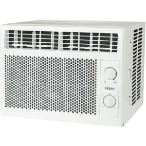 Haier 5,000 BTU Mechanical Window Air Conditioner w/ Easy Install Kit for $160