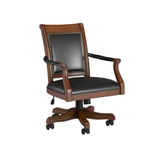 Hillsdale Furniture Kingston Wood Caster Office Chair, Medium Cherry for $563