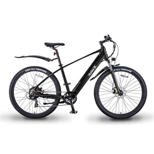 Hurley Electric Bikes Tailslide Mountain Bike E-Bike (Black, Medium / 17 Fits 5`6-6`2) for $1,119