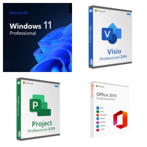 Ultimate 2019 Microsoft Bundle: Office, Project, Visio and Windows 11 Pro at StackSocial: for $100