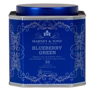Harney & Sons Historic Royal Palaces Blueberry Green Tea 30-Sachet Tin for $12 via Sub & Save