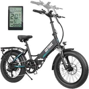 Gotrax R2 20" Folding Electric Bike with 40 Miles (PAS) by 48V Removable Battery, 20Mph Power by for $800