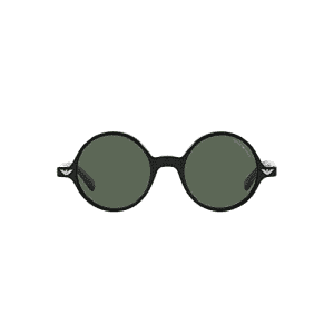 Emporio Armani Men's EA3213F Low Bridge Fit Rectangular Sunglasses ...