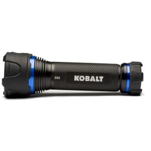 Kobalt Virtually Indestructible Waterproof 350-Lumen LED Flashlight for $10