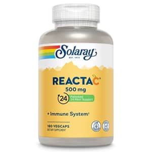Solaray Reacta C with Bioflav Vitamin Capsules, 500 mg | 180 Count for $23