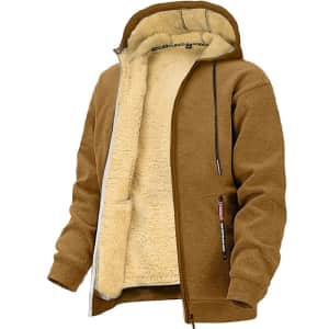 Men's Full Zip Hooded Jacket for $14