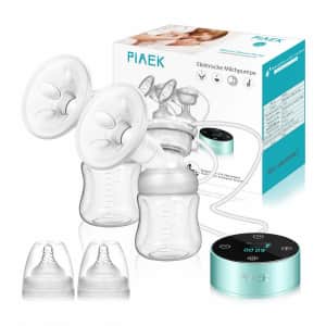 Piaek Rechargeable Electric Breast Pump for $32