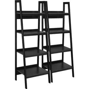 Ameriwood Home Lawrence 4-Shelf Ladder Bookcase Bundle for $62 Ameriwood Home Lawrence 4-Shelf Ladder Bookcase Bundle for $62