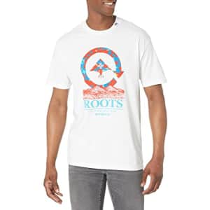 LRG Lifted Research Group Men's Camo Collection T-Shirt, Glitch Roots White, Small for $12
