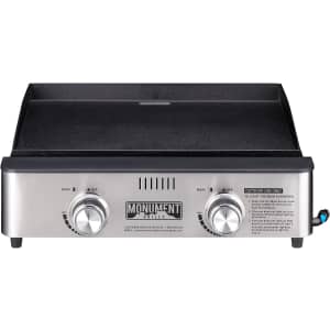Monument Grills 15,000-BTU Tabletop Gas Grill / Griddle for $59