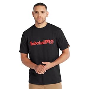 Timberland Men's Core Linear Logo Short-Sleeve T-Shirt, Factory, XXL for $23