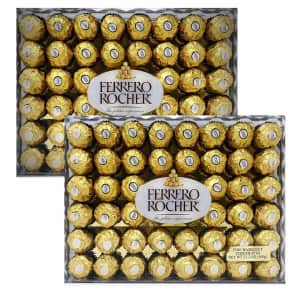 Ferrero Rocher 48-Piece Box 2-Pack for $34