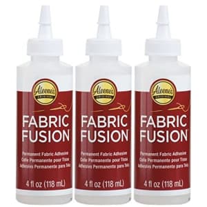 Aleene's Fabric Fusion 4-oz. Permanent Fabric Adhesive 3-Pack for $10