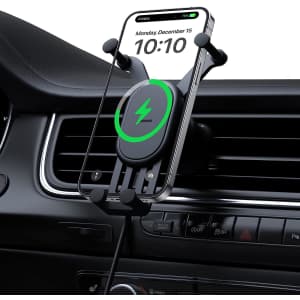 Baseus 15W Wireless Car Charger for $19