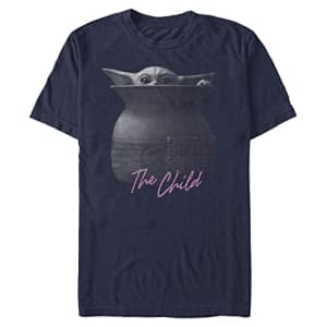 STAR WARS Big & Tall Mandalorian MandoMon Epi2 Shared Men's Tops Short Sleeve Tee Shirt, Navy Blue for $17