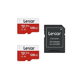 Lexar E-Series 128GB microSD Card 2-Pack for $21