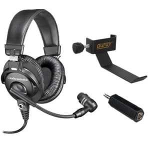 Audio-Technica BPHS1 Broadcast Stereo Headset with COHH-2 Clamp On Headphone Holder and 1/4" TS for $241