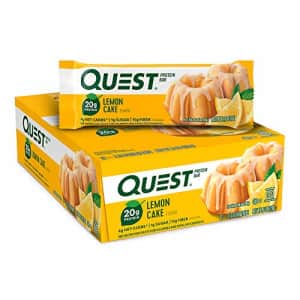 Quest Nutrition Protein Bar, Lemon Cake, 12 Count for $20