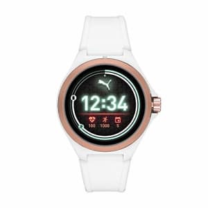 PUMA Sport 44mm Heart Rate Smartwatch - White Silicone Band Lightweight Touchscreen for $139 PUMA Sport 44mm Heart Rate Smartwatch - White Silicone Band Lightweight Touchscreen for $139