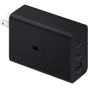 Samsung 65W 3-Port Super Fast Charging Wall Charger for $42
