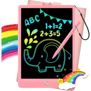 Youasic 10" LCD Kids Writing Tablet for $8