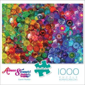 Buffalo Games 1,000pc Cosmic Marbles Jigsaw Puzzle for $13