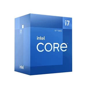Intel CPU Core i7-12700F / 12/20 / 2.1GHz / 6xxChipset / BX8071512700F for $285