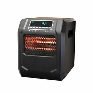 Lifesmart ZCHT1056US 4-Element Infrared Bulb Heater, Black for $87