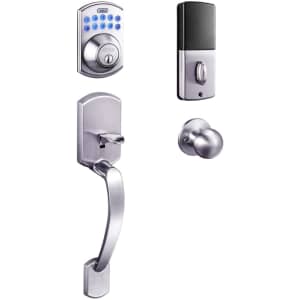 Tacklife Keypad Deadbolt Door Set for $56