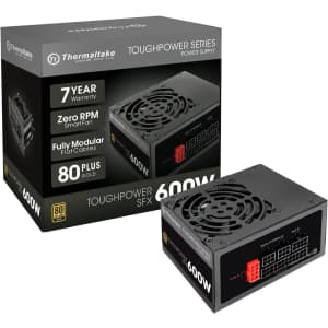 Thermaltake Toughpower SFX 600W 80+ Gold Power Supply for $129