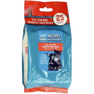 Multipet 25-Ct. Sensitive Formula Pet Towelettes for $2 Multipet 25-Ct. Sensitive Formula Pet Towelettes for $2