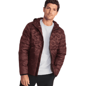 Old Navy Men's Water-Resistant Puffer Jacket (L only). This is a great price if you can fit into a Large.
