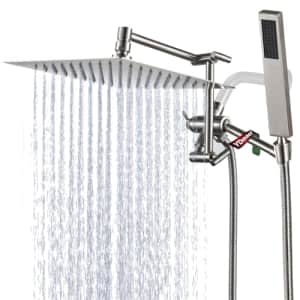 YDmeet 10" Rainfall Shower Head and Handheld Combo for $48