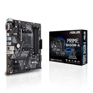 ASUS Prime AMD B450M-A Micro ATX DDR4-SDRAM Motherboard for $80