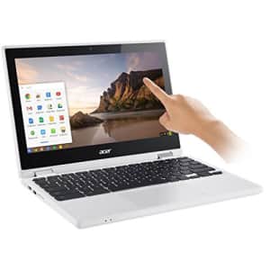 Acer - R 11 CB5-132T-C8ZW 2-in-1 11.6" Touch-Screen Chromebook - Intel Celeron - 4GB Memory - 16GB for $299