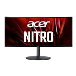 Acer Nitro 34" QHD 3440 x 1440 1500R Curved PC Gaming Monitor | AMD FreeSync Premium | 165Hz for $320