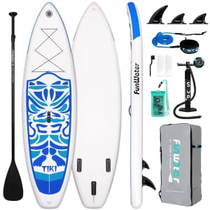 FunWater Inflatable Stand-Up Paddle Board for $210