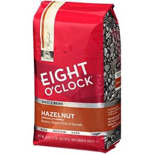 Eight O'Clock Coffee Eight O'Clock Whole Bean Coffee, Hazelnut, 33 Ounce (Pack of 1) for $37
