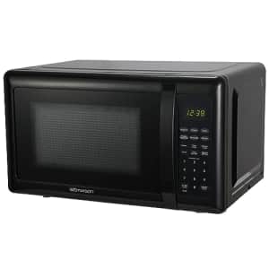 Emerson 0.7 CU. FT. 700 Watt, Touch Control, Black Microwave Oven, MW7302B for $72