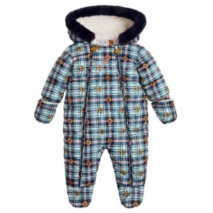 Guess Babies' Hooded Puffer Footie for $27